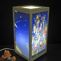 日本檜木框架結構，槲寄生樹 = 七夕彩色 LED / 厚厚的優質紙粘貼，輕量 / BK-171 第1張的照片