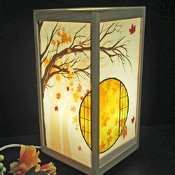 檜木框架結構，花蠟燭旅館樹=楓葉旅館LED /厚厚的優質紙粘貼，輕量級/ BK-176 第5張的照片