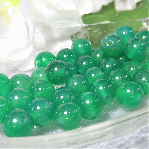 11色から選択』天然石 アゲート/瑪瑙（めのう）/カルセドニー 6mm