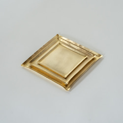 真鍮の四角皿/SS　アクセサリートレイ　豆皿  minimal plate <square-SS> / brass 11枚目の画像
