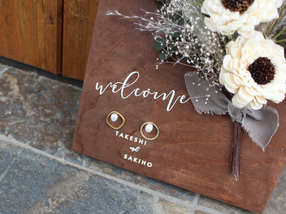 結婚式　ウェルカムボード リングピローハンドメイド おまとめ　オーダー オーダーメイド］ウェルカムボード リングピロー ウェディング