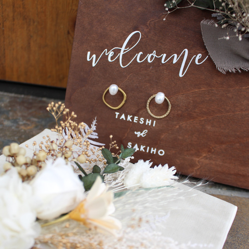 最短7日発送】リングボード【リングピロー/ウェルカムボード