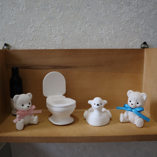 クマのトイレタイム アロマストーン ディフューザー・アロマポット