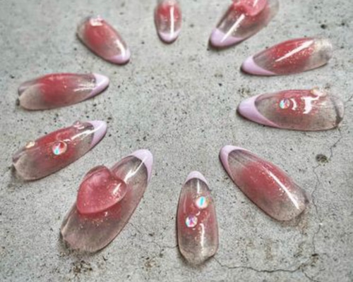 ネイルチップ 赤 韓国 シンプル ちゅるん フルオーダーネイル オーダーネイル ネイルチップ 赤 韓国 シンプル ちゅるん フルオーダーネイル