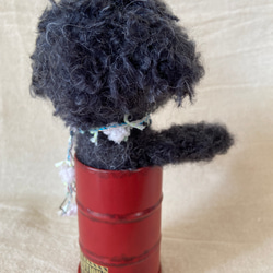 トイプードル　羊毛フェルト　羊毛　愛犬　プレゼント　缶入り 8枚目の画像