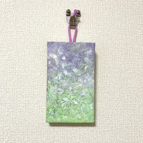 油彩画【lavender】一点ものF4