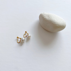 あこや真珠：baroque pearl earring 2枚目の画像