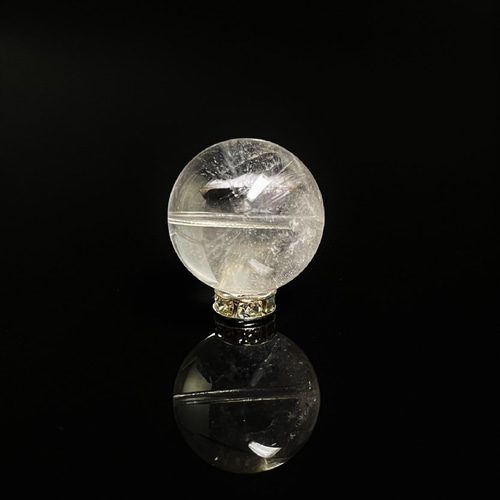 さり気なくカッコいいと思います。☆プラチナルチルクォーツ☆11ミリ