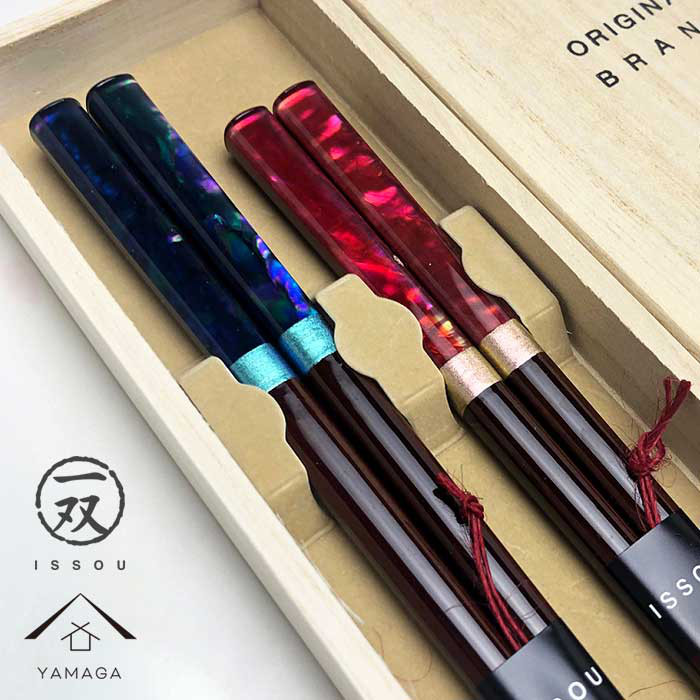 ＼特集掲載／【食洗機対応】 夫婦箸 桐箱付 まぼろし貝 お箸 ペア ギフト プレゼント