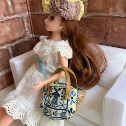 006 リカちゃん ブライス ハンドメイド ガゴバッグ トートバッグ 1点