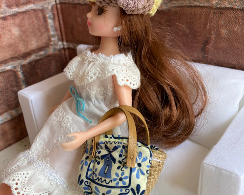 エビちゃん　人形用木製収納ケース　ハンドメイド　リカちゃん　ブライス ドールハウス クローゼット ブライス 家具シルバニア 木製 リカ