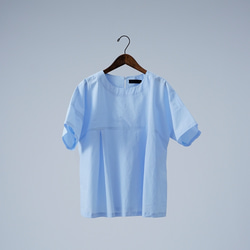 【Wafu】限定3套！學徒工 舒適棉麻上衣#訓練/藍色 t011c-blu1 第10張的照片