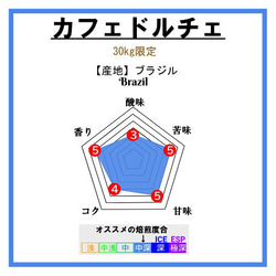 【30㎏限定】カフェドルチェ ＜ブラジル＞ 1枚目の画像