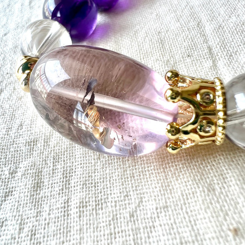 アメトリンタンブルトップ＊アメジスト ブレスレット PEKO 通販