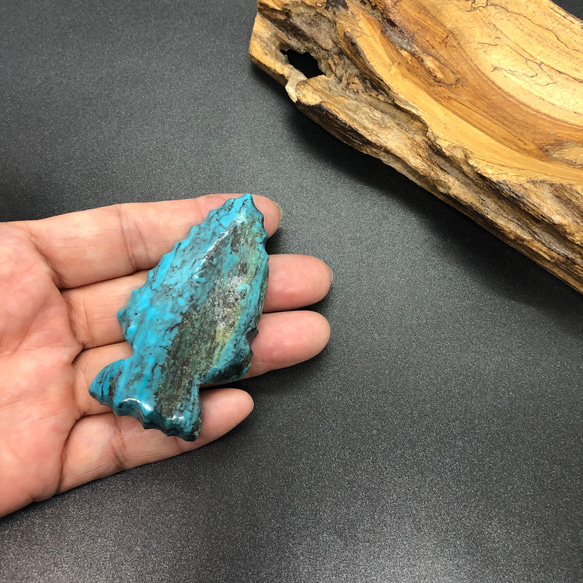 102ct America Turquoise アメリカ産ターコイズ ルース A-118 天然石 素材 6枚目の画像