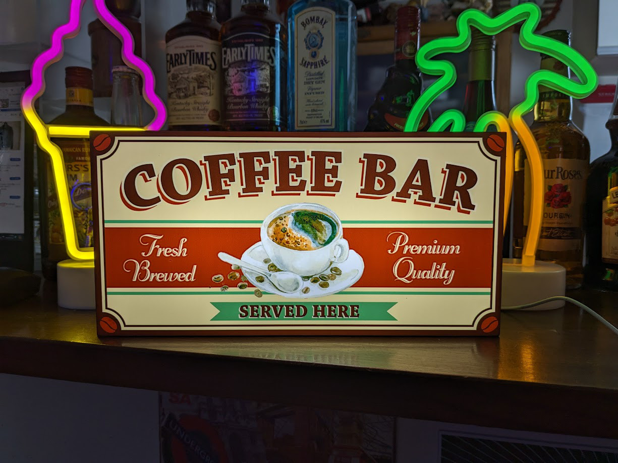【Mサイズ】コーヒー 珈琲 カフェ バー 喫茶店 看板 置物 雑貨 ライトBOX 看板 置物 ライトBOX バー 【Mサイズ】コーヒー 珈琲 雑貨 カフェ 喫茶店