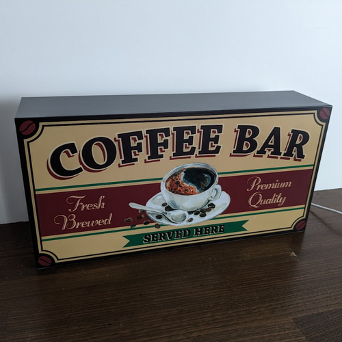 Mサイズ・文字変更無料】COFFEE 喫茶 カフェ コーヒー 珈琲 バー