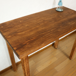 国産ひのき80cm天板厚32木製テーブルカフェダイニングテーブル　カウンターテーブル　 15枚目の画像