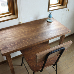 国産ひのき80cm天板厚32木製テーブルカフェダイニングテーブル　カウンターテーブル　 12枚目の画像