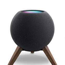 100%純木無垢材のApple HomePod mini用スタンド アメリカンウォールナット 2枚目の画像