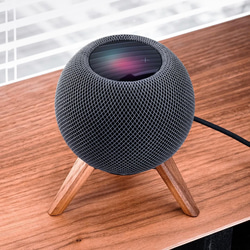 100%純木無垢材のApple HomePod mini用スタンド アメリカンウォールナット 1枚目の画像