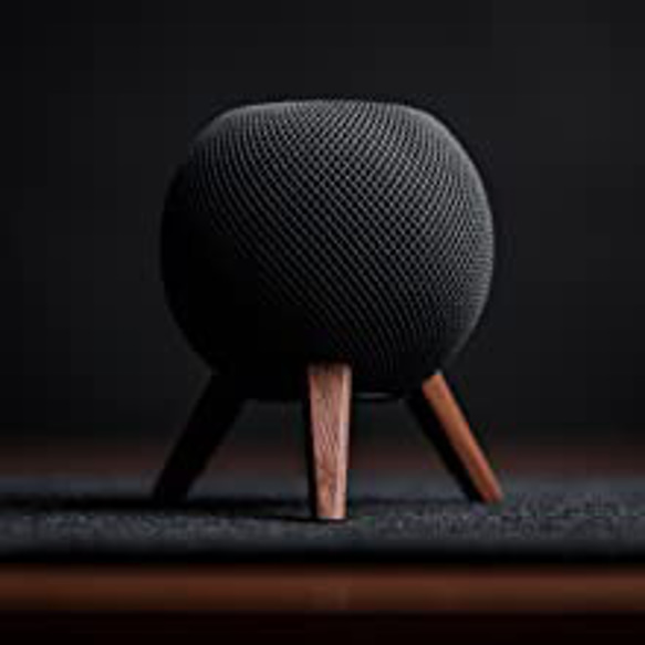 100%純木無垢材のApple HomePod mini用スタンド アメリカンウォールナット 12枚目の画像