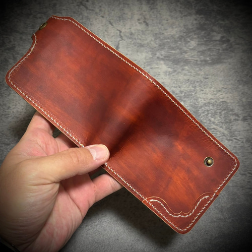 レビュー高評価の商品!の商品をすべて 二つ折り メンズ 経年変化を楽しむ 財布 ナチュラル コンチョ 小物