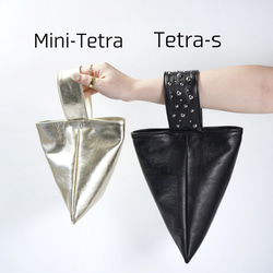 【Mini-Tetra】Gold　ミニバッグ　テトラバッグ 8枚目の画像