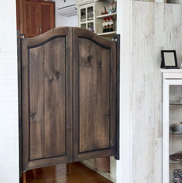 ＜2枚扉＞ウエスタンスタイル スイングドア 100cm 間口に合わせて作ります 特殊塗装