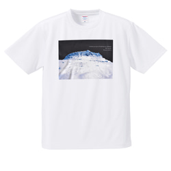 樽前山 北海道 Tシャツ ホワイト ドライ 吸水速乾 山 登山 苫小牧 8枚目の画像