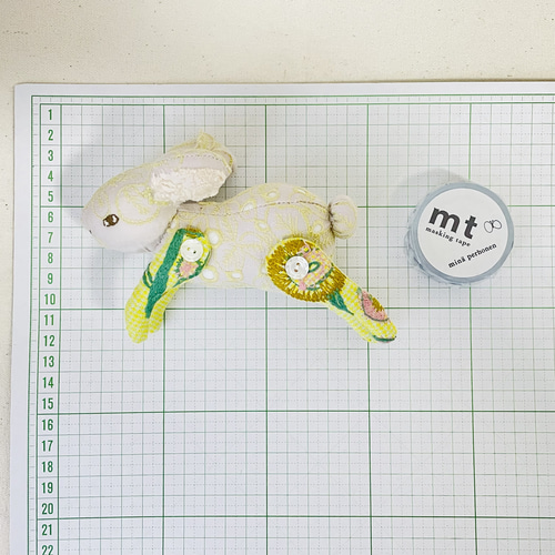 ミナペルホネン うさぎ ぬいぐるみ ハンドメイド ラビット ウサギ Mina