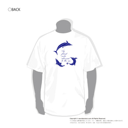 2022夏！Tシャツ【イルカ】パターン（レディース） 1枚目の画像