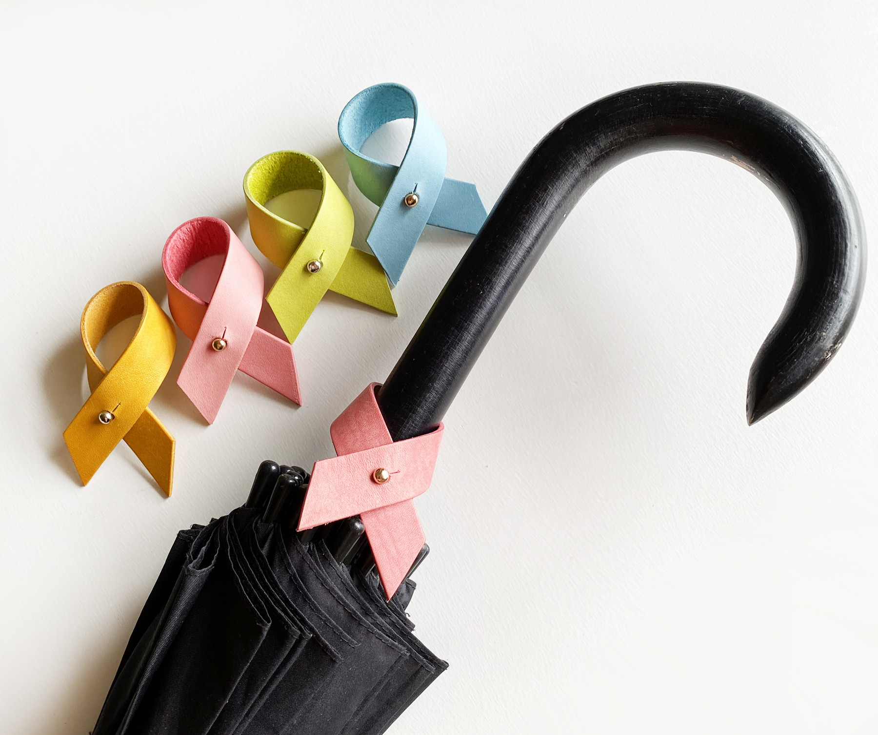 本革製傘チャーム 本革製傘チャーム