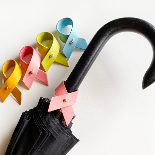 本革製傘チャーム ガラスアンブレラチャーム | 有限会社 中本製作所