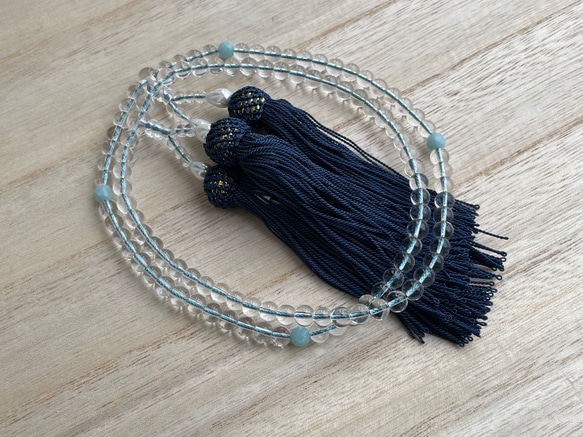 全宗派共通✳︎本式念珠✳︎水晶&アマゾナイト✳︎数珠 その他