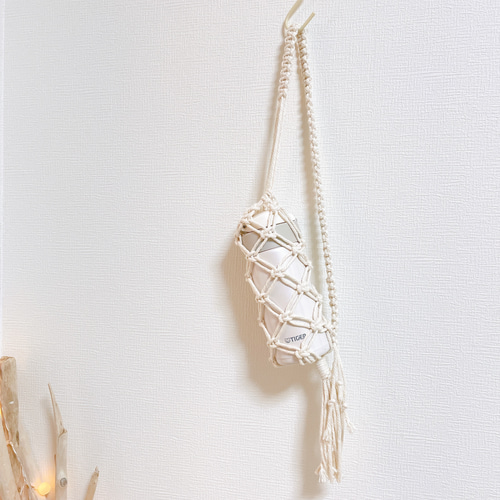 マクラメボトルホルダー ボトルバッグ ペットボトル 水筒 タンブラー  