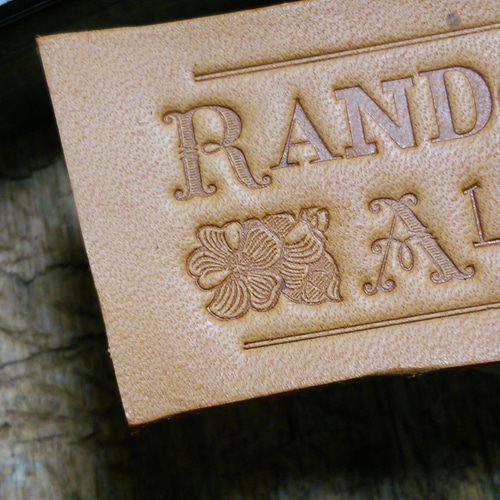 鉛の花飾り リアルフラワー2個 メタルスタンプ 装飾 活字 刻印 レザー