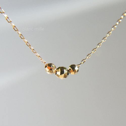 きらきら Cubic Zirconia バー ゴールド ネックレス ゴールドバーネックレス | cherir.hs