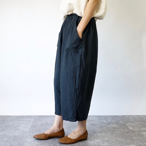 みかん UZUiro バルーンパンツ グレー バルーンパンツ/グレー/三河織物