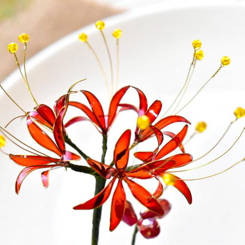 肉質画　【彼岸花】　金 5dcca830895c09607ca56e9583180d