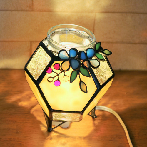 ゴッホひまわりデザイン 陶器芳香器アロマランプ SPICE of Life アロマランプ スパイスオブライフ OF LIFE 陶器