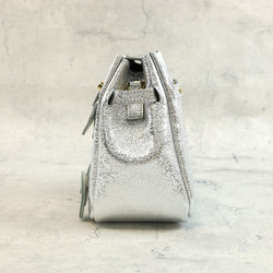 [Metallic Peke Peke bag / 4 colors] 想要展示給別人看 / 高級輕便優雅外觀的迷你單肩包 第7張的照片