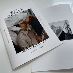 プロフィールブック 8P 結婚式 席次表 メニュー表 席次表・席札