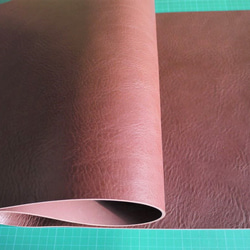 一枚革のベルト（ヌメ革・ダブルショルダー・茶色・幅40ミリ）受注生産品（最長106cmまで） 12枚目の画像