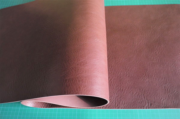 一枚革のベルト（ヌメ革・ダブルショルダー・茶色・幅40ミリ）受注生産品（最長106cmまで） 12枚目の画像