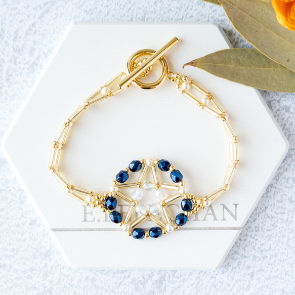 Dior 花と星のチャーム ブレスレット Dior 花と星のチャーム ブレスレット 大きめ☆華やかで涼しげな