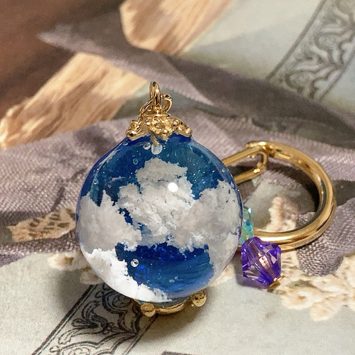 空玉レジンキーホルダー その他アクセサリー yuzu0 通販