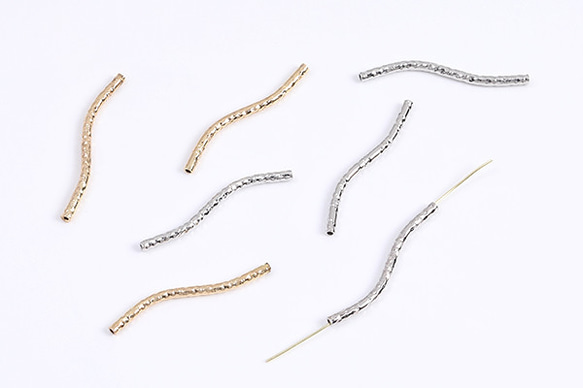 M3666-G  24個  メタルパイプパーツ デザインパイプ 1.5×25mm  3X（8ヶ） 人気・おすすめ｜省スペース設計・旅行向けにおすすめ お得商品 プライバシー配送 翌日お届け対応