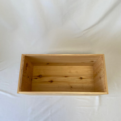 【送料無料】2個セット　国産杉　リンゴ箱　木箱 5枚目の画像