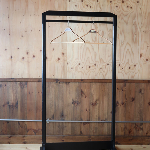 ビンテージスタイル] ウッドハンガーラック /サイズオーダー可能